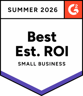 G2 Summer 2026 Best Estimated ROI award