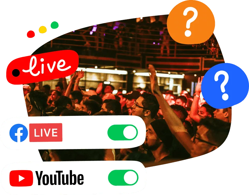 Multistreaming to Facebook and YouTube