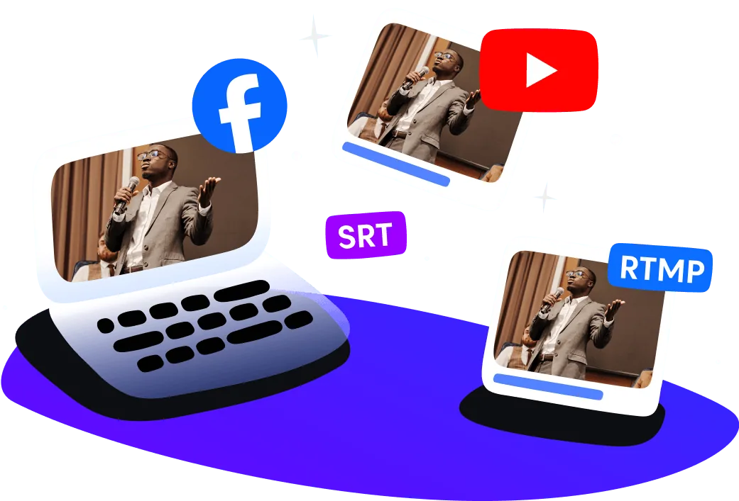 Multistreaming to Facebook and YouTube