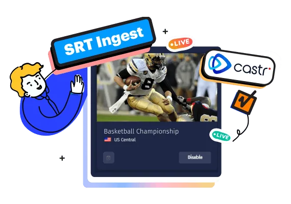 Castr SRT Support