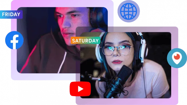 Scheduled Stream for Gamers