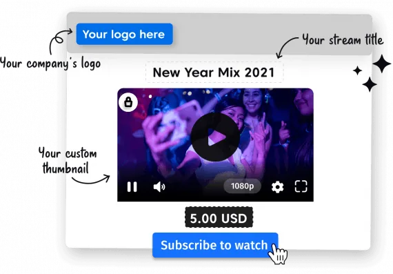 Stream Your Own Branded Videos