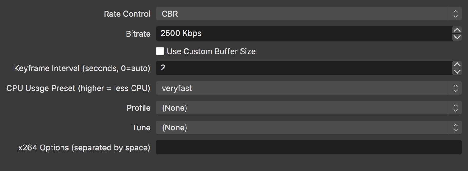 OBS-livestream-settings