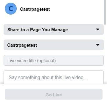 How to Connect Castr to Facebook Live