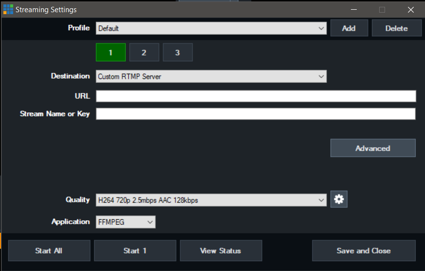 How to Connect Castr to vMix