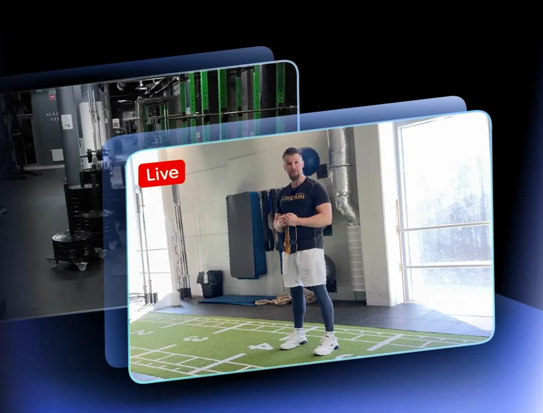 Daily live fitness classes