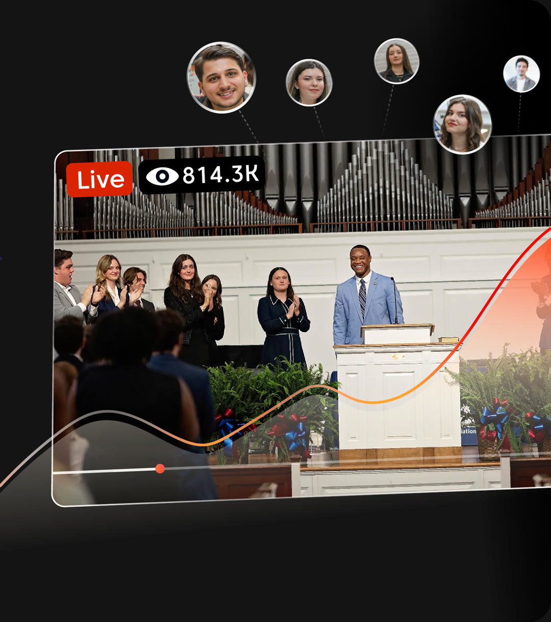 Built for audience spikes