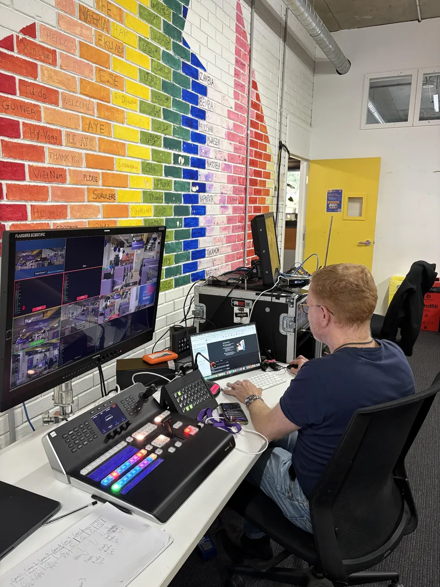Castr technical support responding during a live sixteen-hour telethon broadcast
