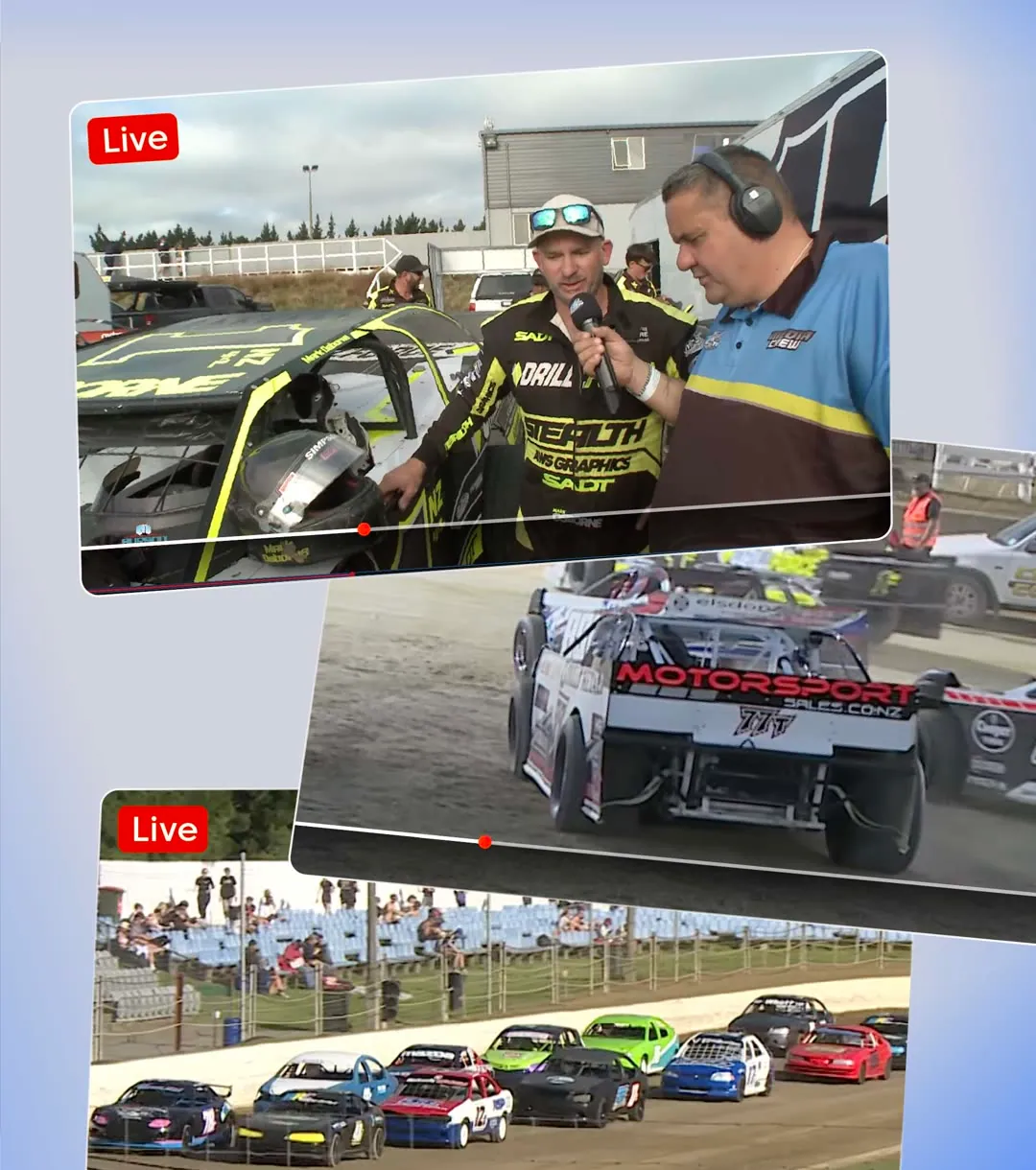 Live motorsport production