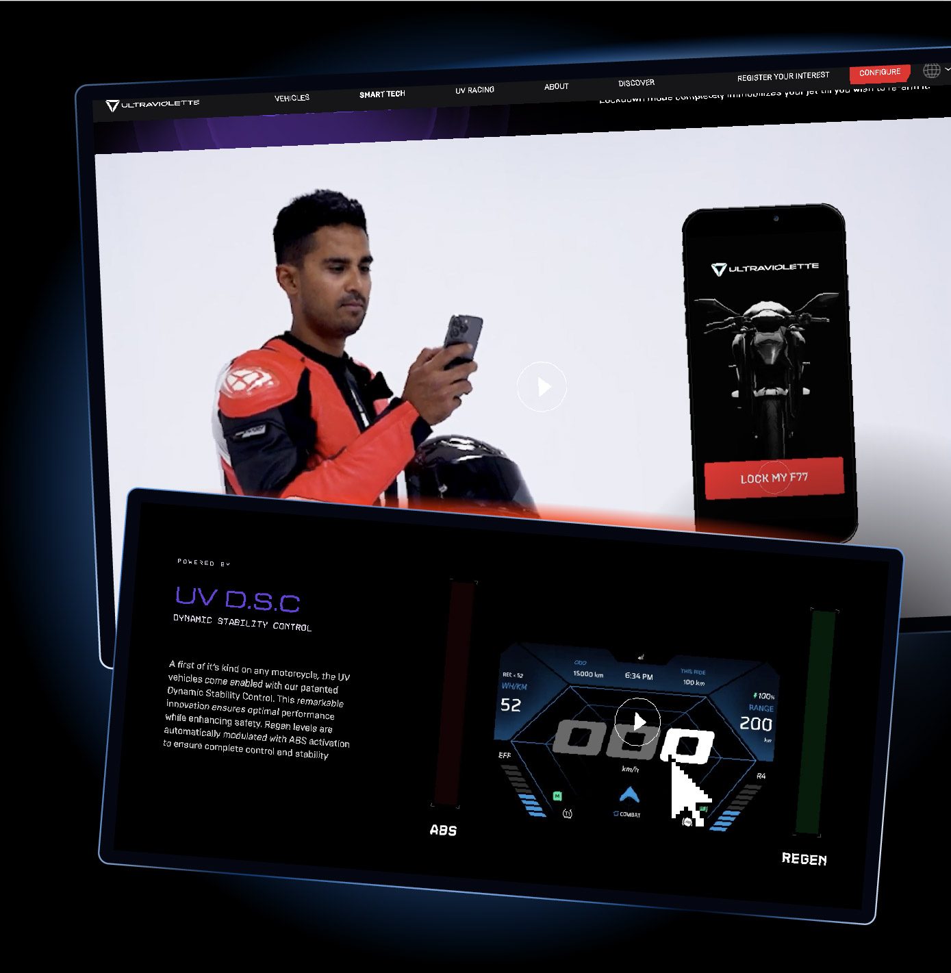 Connected vehicle features shown through video on web and mobile