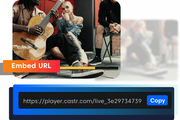 Embed Player for TV and Radio Streaming