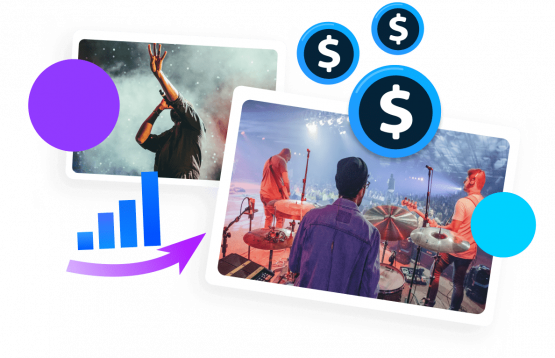 Live Streaming with Paywall for Musicians