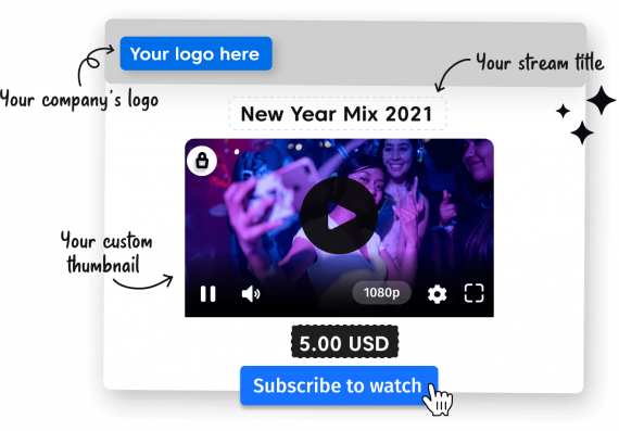 Stream Your Own Branded Videos
